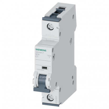 "Siemens Automat C 1A 5SY41017 230/400V 10kA 1p"