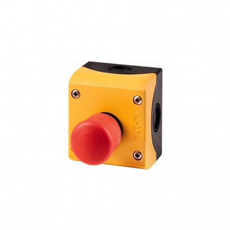 EATON häda-seiskamise/väljalülitusnupp M22-PV/KC11/IY 216525 d38mm zugentr. unbel.