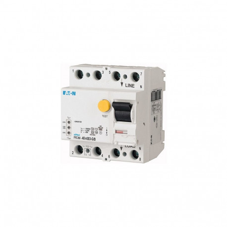 EATON lekkevoolukaitse FRCDM-40/4/003-G/B digit. 167893 AC/DC-tundlik 40A 4p 30mA tüüp B