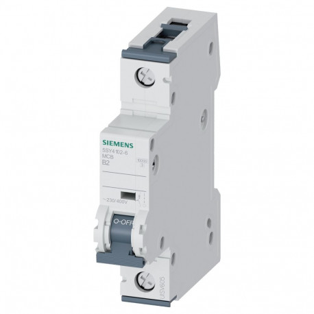 "Siemens Automat B 2A 5SY41026 230/400V 10kA 1p"