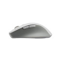 VELORA Rechargeable Mouse - Wireless, Bluetooth, Smart Flying Scroll Wheel, white