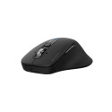 VELORA Rechargeable Mouse - Wireless, Bluetooth, Smart Flying Scroll Wheel, black
