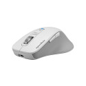 VELORA Rechargeable Mouse - Wireless, Bluetooth, Smart Flying Scroll Wheel, white
