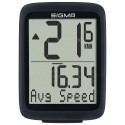 Bicycle Computer - Sigma BC 8.0 Wireless, Current Speed, Average Speed, Distance, Black