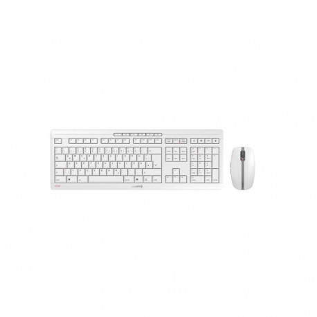 Keyboard and Mouse Set - Cherry STREAM DESKTOP JD-8500DE-0 QWERTZ Pale Gray
