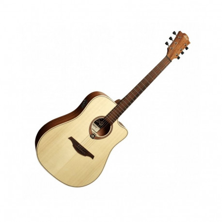 Acoustic Guitar - LAG Tramontane 70 DCE Sitka Spruce Natural