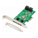 Dawicontrol DC-624E RAID RAID controller PCI Express x2 2.0 6 Gbit/s