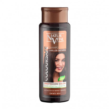 Natur Vital šampoon värvikaitsega 300ML, pruun
