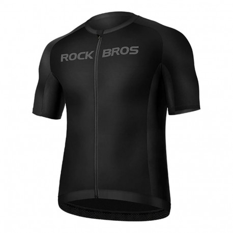 Rockbros Rockbros 15120002006 Cycling Jersey with Short Sleeves XXXL - Black