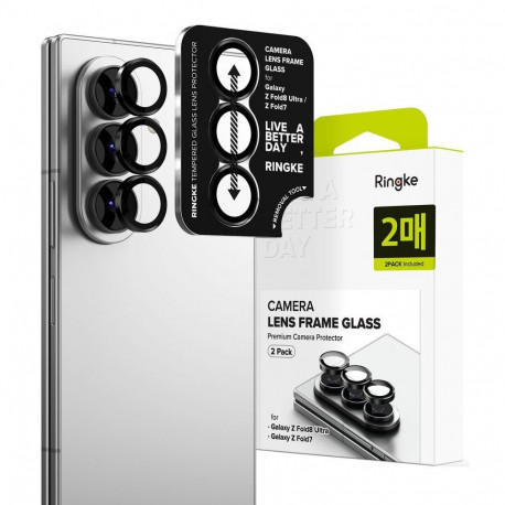 Ringke Ringke Camera Frame Protector 2-Pack for Samsung Galaxy Z Fold 7/8 Ultra - Black