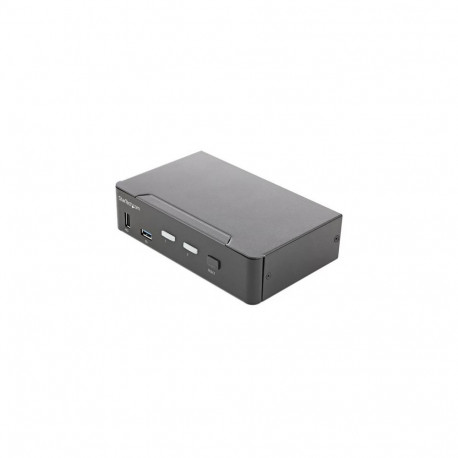 StarTech.com 2 Port HDMI KVM Switch - Single Monitor 4K 60Hz Ultra HD HDR - Desktop HDMI 2.0 KVM Swi