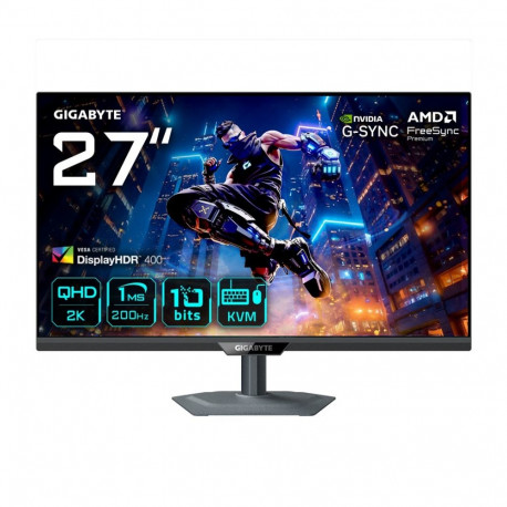 GIGABYTE M27Q2 QD 27” QHD Gaming Monitor - 2560 x 1440, 200Hz, 1ms, 350 cd/m², FreeSync Premium, Dis