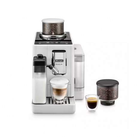 Delonghi | Coffee maker | Rivelia EXAM440.55.W | Pump pressure 19 bar | Built-in milk frother | Full