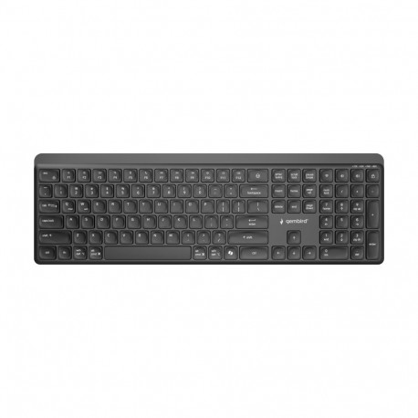 Gembird klaviatuur KB-WPS-03 juhtmevaba US Bluetooth, must