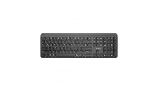 Gembird KB-WPS-03 | Keyboard | Wireless | US | Bluetooth | Black