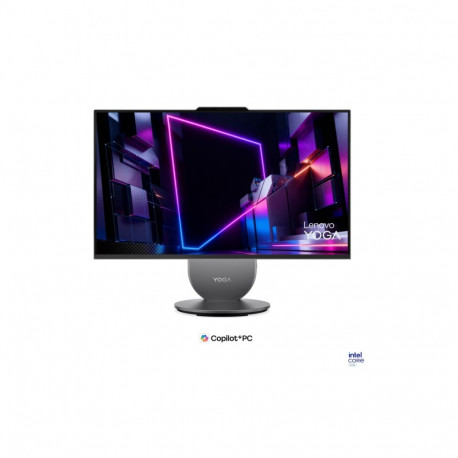 Lenovo kõike-ühes lauaarvuti Yoga 27IPH11 Intel Core Ultra 7 356H 32GB joodetud LPDDR5X 1000GB Intel