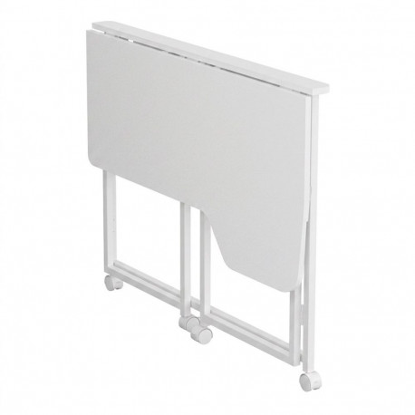Folding Desk - Maclean MC-1250 L/W Mobile 100 × 65 cm White