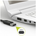 Goobay cable USB-C - USB 2.0 0.5m, black