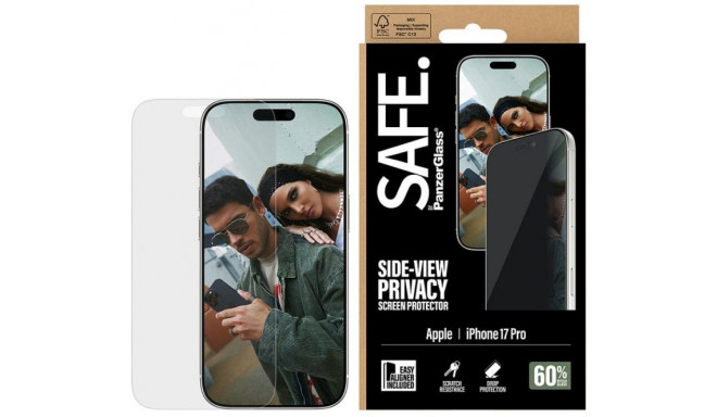 PanzerGlass kaitseklaas SAFE. Privacy Apple iPhone 17 Pro