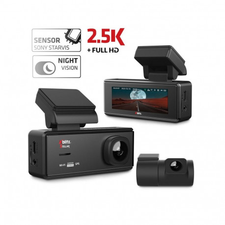 XBLITZ STELLAR PREMIUM VIDEO RECORDER WITH STARVIS SENSOR, WI-FI AND GPS