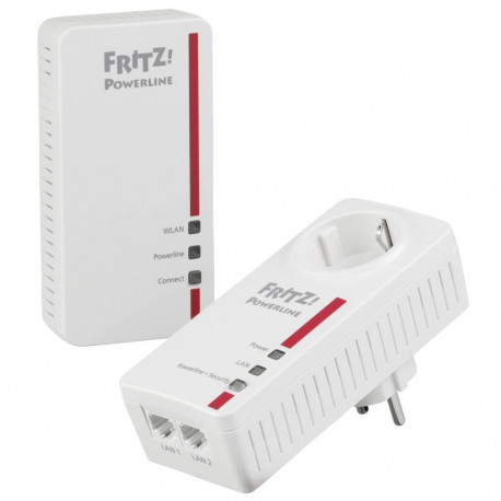 FRITZ! powerline wlan komplekt 1260E 1200Mbit/s ethernet wi-fi, valge