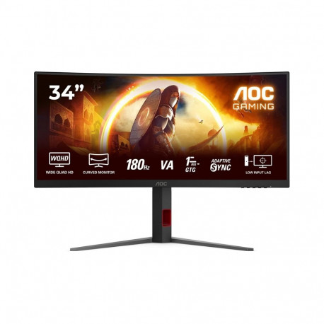 AOC monitor CU34G4 kumer LED 34 HDR