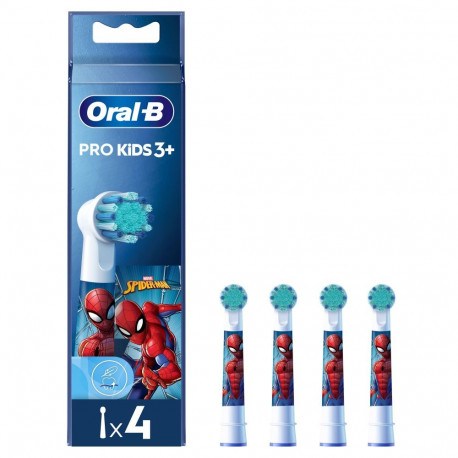 BRAUN el.zobu birstes uzgalis Spiderman 3+ (bernu)  4 gab. (8006540805374)