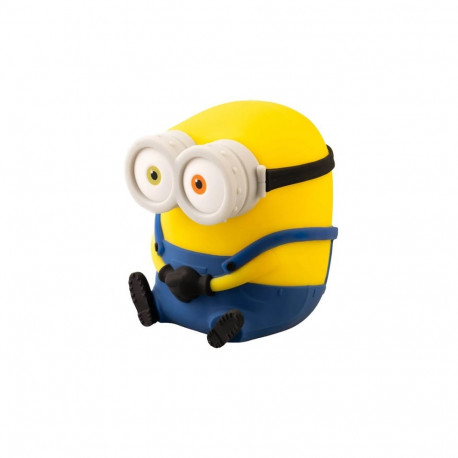 Minions - Miękka silikonowa lampka nocna LED Bob dla dzieci 15 cm