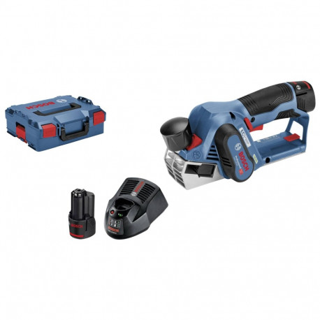 Akku-Hobel GHO 12V-20 Professional, 12Volt (blau/schwarz, 2x Li-Ionen Akku 3,0Ah)
