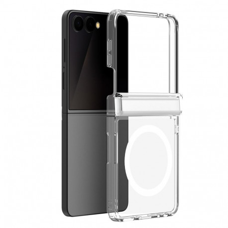 Etui Dux Ducis Clin Mag na Samsung Galaxy Z Flip 8 kompatybilne z MagSafe - przezroczyste