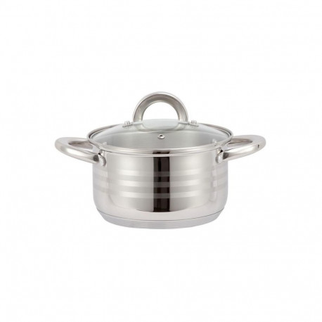CASSEROLE WITH LID2.5L 18X10.5 DOMOLETTI
