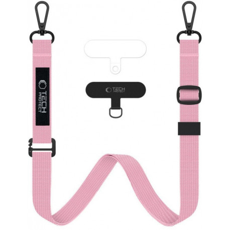 Tech-Protect phone strap Rope Crossbody Leash C65, pink