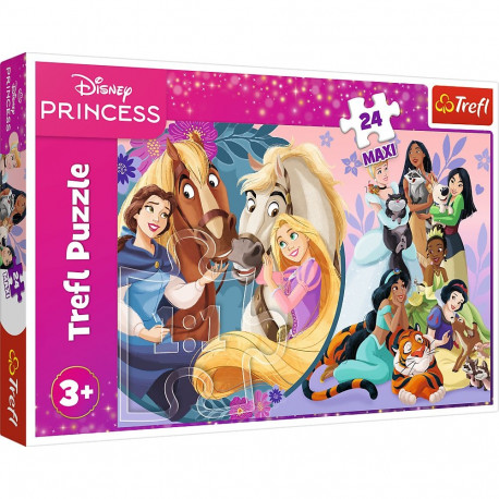 TREFL DISNEY PRINCESS Maxi Pusle Printsessid, 24 osa