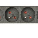 Rackmount power distribution unit (PDU), 8 FR sockets, 1U, 16A, 3m Schuko plug