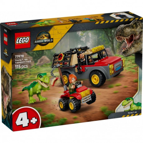 Bricks Jurasic World komplekt 77978 noore T. rexi transporter