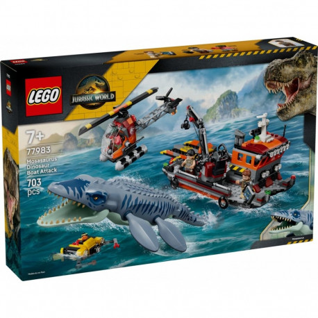 LEGO Jurassic World 77983 Mosasaurus Dinosaur Boat Attack