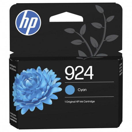 HP tindikassett 924, originaal, 400 lehekülge, tsüaan