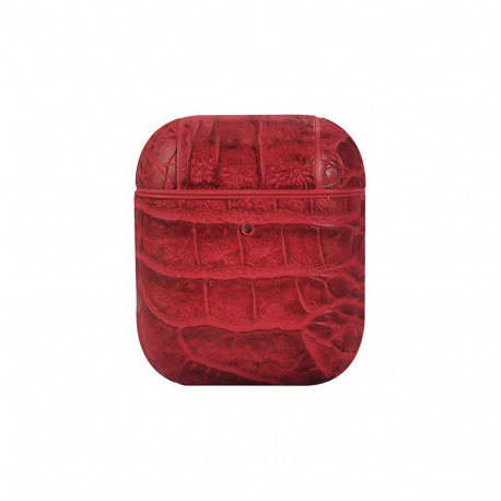 "TERRATEC AirPods Case AirBox Crocodile Pattern Red"