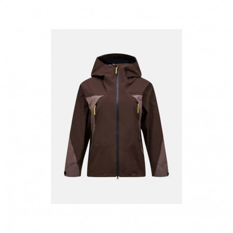 PEAK PERFORMANCE naiste jope W Ridge Hipe Ace 3L Shell Jacket, pruun, L