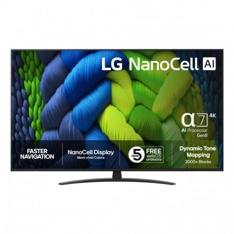 TV Set|LG|65 "|4K Ultra HD|3840 x 2160 pixels|Flat|16:9|LED|65NANO82A6B