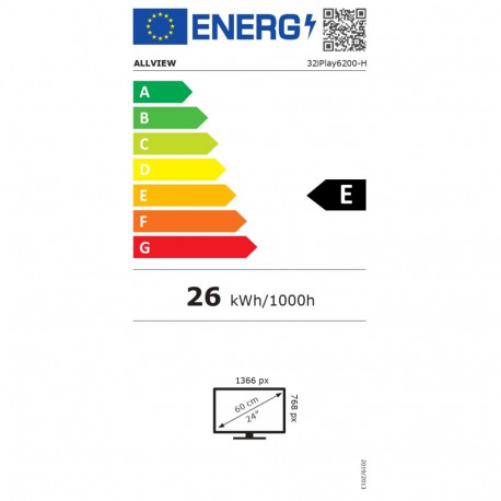 Allview LED-teler 32iPlay6200-H 32" (81cm) HD Ready nutikas