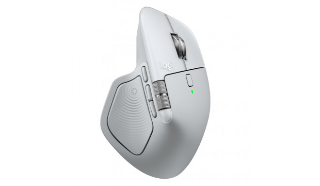 Logitech MX Master 4 for MAC Wireless Mouse RF Wireless + Bluetooth, 8000 DPI, White Silver