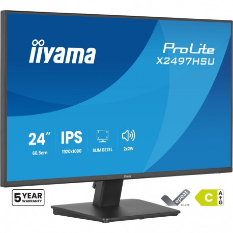 iiyama arvutimonitor ProLite X2497HSU-B1 60.5cm (23.8") 1920 x 1080 pikslit Full HD LED, must