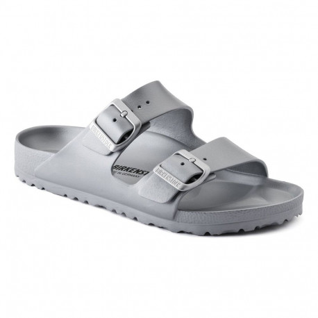 Birkenstock Arizona Essentials Sandals Unisex Metallic, Silver