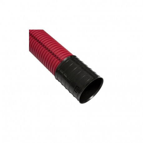 PIPE INSTAL CORR RED HDPE D125 W COUP 6M