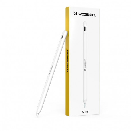 Wozinsky Wozinsky WRA-08 Stylus for iPad USB-C Fast Charging - White