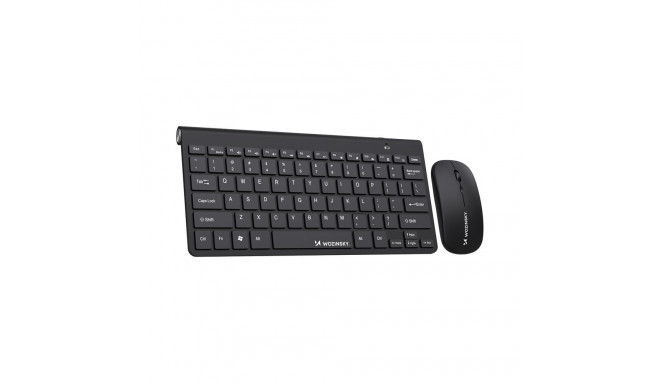 Wozinsky Wozinsky Wireless Keyboard + Compact Mouse Set - Black