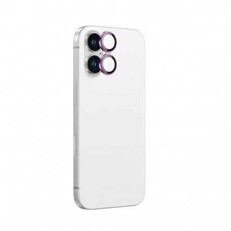 AmazingThing AmazingThing AR Aluminum 2 Lens Glass with Camera Lens Frame for iPhone 16 / 16 Plus - 
