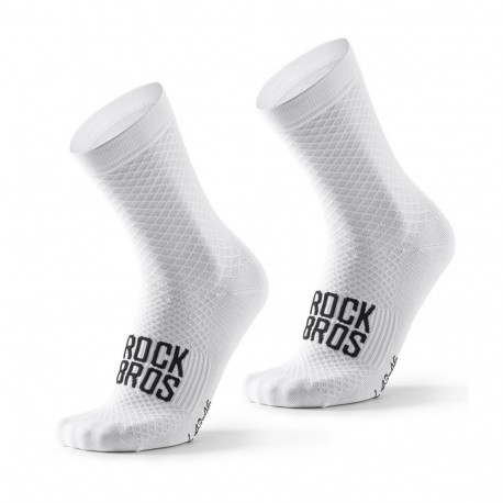 Rockbros Rockbros 49210016001 ROAD TO SKY Cycling Socks 36-38 cm - White