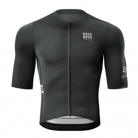 Rockbros Rockbros 15220032001 ROAD TO SKY men's cycling jersey short sleeve L - black